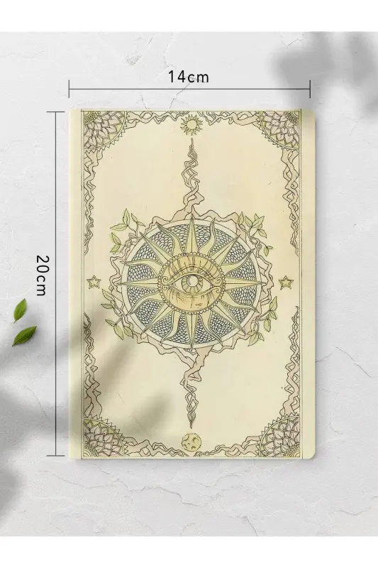 Vintage Notebook Set - 4 Pieces - 14cm*20cm - 64 Pages - Unlined - Vintage - 5