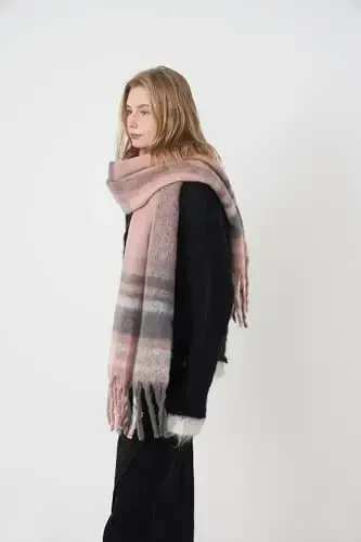 Vintage Scarfs for Women Warm Shawls and Wraps for Evening Dresses Soft Poncho Coat Thick CasModazoneere Wrap Cozy 2025 - 6