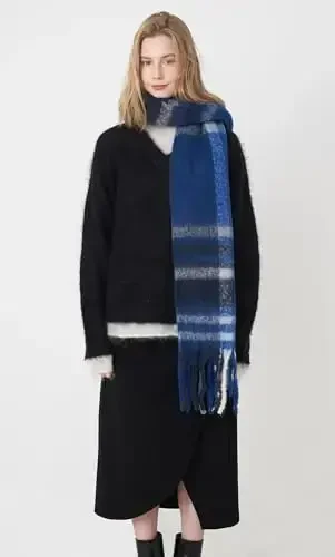 Vintage Scarfs for Women Warm Shawls and Wraps for Evening Dresses Soft Poncho Coat Thick CasModazoneere Wrap Cozy 2025 - 6