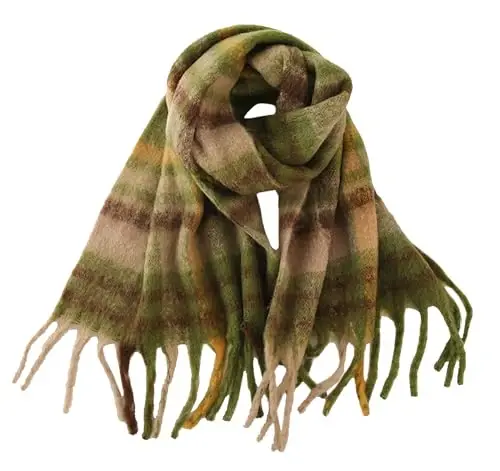 Vintage Scarfs for Women Warm Shawls and Wraps for Evening Dresses Soft Poncho Coat Thick CasModazoneere Wrap Cozy 2025 - 1