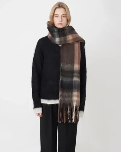 Vintage Scarfs for Women Warm Shawls and Wraps for Evening Dresses Soft Poncho Coat Thick CasModazoneere Wrap Cozy 2025 - 4