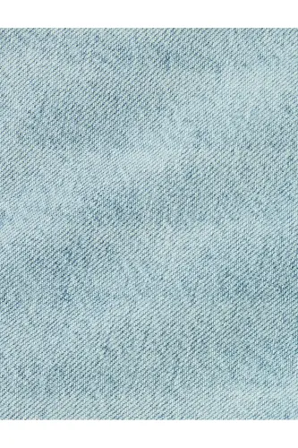 Vintage Straight Bol Jean Pantolon Cep Detaylı Pamuklu-Açık İndigo - 6