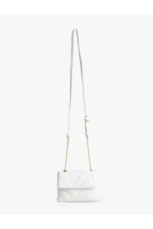 Винтажная сумка, стеганая, через плечо, с цепочкой, из искусственной кожи - 2