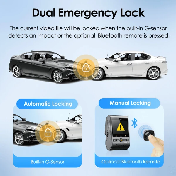 VIOFO A129 Plus Duo | Dashcam Front and Rear | 2K 1440P 60FPS + 1080P 30FPS | GPS Wi-Fi Parking Mode - 5