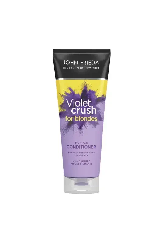 Violet Crush Purple Hair Care Cream with Violet Extract for Blonde Hair - JOHN FRIEDA
