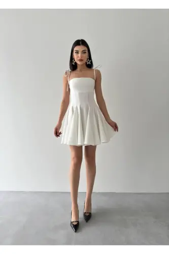 Violet Kiloş Mini Elbise - pembe 