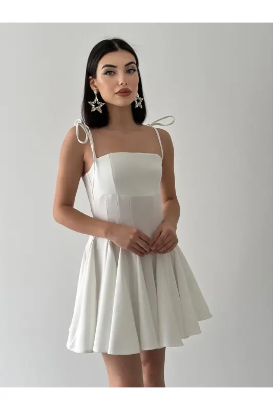 Violet Kiloş Mini Elbise - pembe - 3