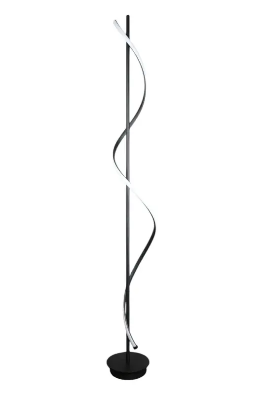 Violet Modern Design Black Color Daylight Led Living Room - Bedroom Led Floor Lamp - Black - 4