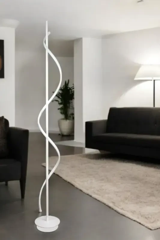 Violet Modern Design White Color Daylight Led Living Room - Bedroom Led Floor Lamp-White - 5