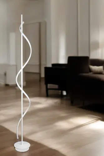 Violet Modern Design White Color Daylight Led Living Room - Bedroom Led Floor Lamp-White - 3