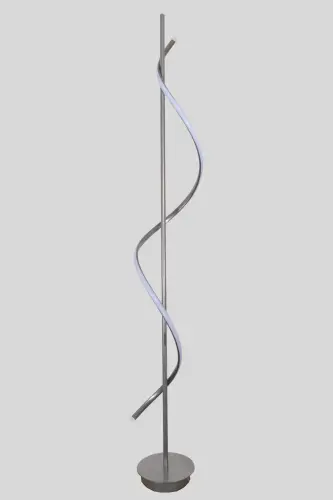 Violet Modern Tasarım Gri Renk Gün Işığı Ledli Salon - Yatak Odası Led Lambader - Gri - 6