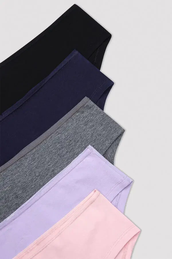 Violet Multicolor 5-Pack Hipster Underwear - 1