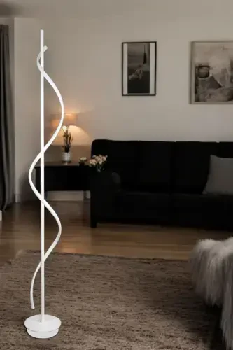 Violet Zamonaviy Dizayn Oq Rang Kunduzgi Yorug'lik Diodli Salon - Yotoq Xonasi Led Lambader-Oq - 1