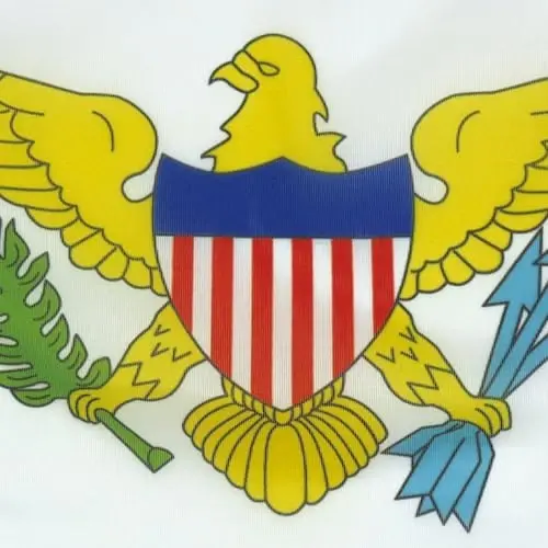 Virgin Islands of the United States NAUTICAL Flag 18'' x 12'' - Virgin Islander flags 30 x 45 cm. - Banner 12x18 in for boat - AZ FLAG - 3