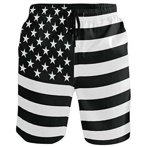 visesunny Men Swim Trunks Swimming Beach Surfing Board Shorts Swimwear Quick Dry Mesh Lining Bathing Suits with Pockets - 1