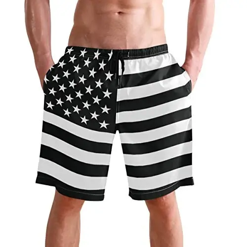 visesunny Men Swim Trunks Swimming Beach Surfing Board Shorts Swimwear Quick Dry Mesh Lining Bathing Suits with Pockets - 2
