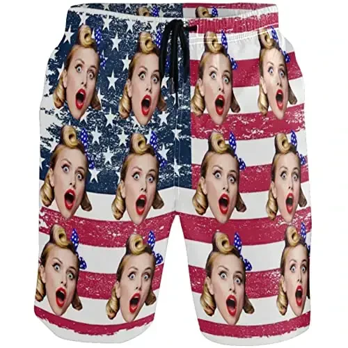 visesunny Men Swim Trunks Swimming Beach Surfing Board Shorts Swimwear Quick Dry Mesh Lining Bathing Suits with Pockets - VISESUNNY