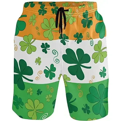 visesunny Men Swim Trunks Swimming Beach Surfing Board Shorts Swimwear Quick Dry Mesh Lining Bathing Suits with Pockets - VISESUNNY