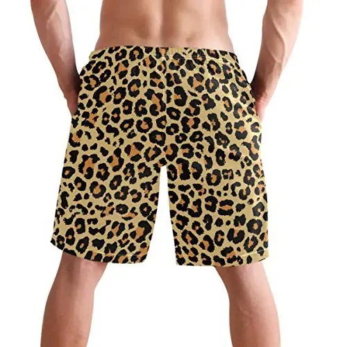 visesunny Men Swim Trunks Swimming Beach Surfing Board Shorts Swimwear Quick Dry Mesh Lining Bathing Suits with Pockets - VISESUNNY (1)