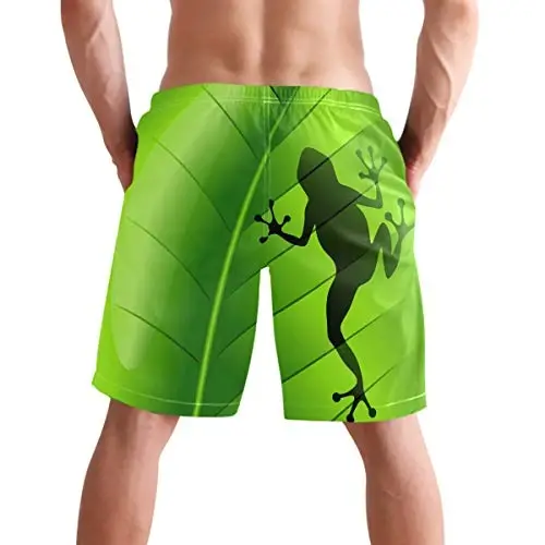 visesunny Men Swim Trunks Swimming Beach Surfing Board Shorts Swimwear Quick Dry Mesh Lining Bathing Suits with Pockets - VISESUNNY (1)