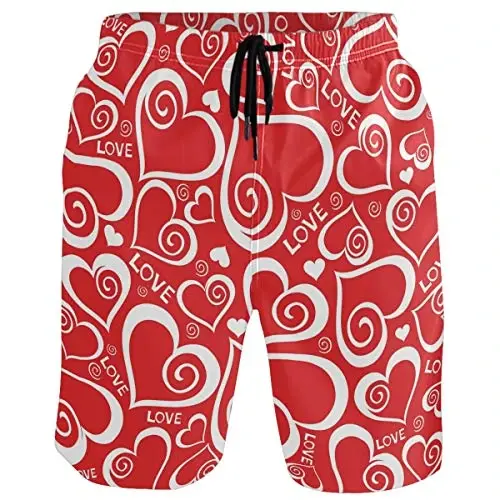 visesunny Men Swim Trunks Swimming Beach Surfing Board Shorts Swimwear Quick Dry Mesh Lining Bathing Suits with Pockets - 1