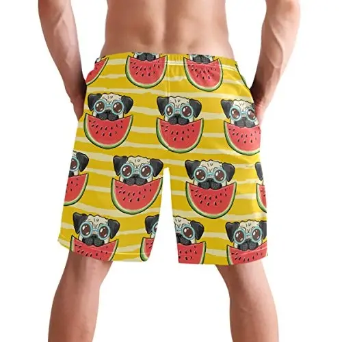 visesunny Men Swim Trunks Swimming Beach Surfing Board Shorts Swimwear Quick Dry Mesh Lining Bathing Suits with Pockets - VISESUNNY (1)