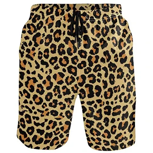 visesunny Men Swim Trunks Swimming Beach Surfing Board Shorts Swimwear Quick Dry Mesh Lining Bathing Suits with Pockets - 1