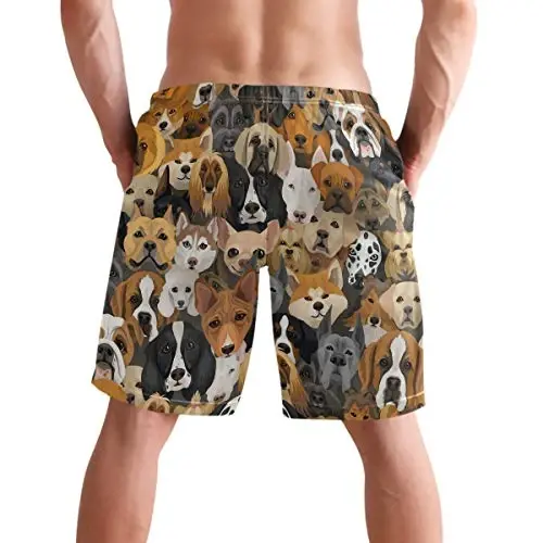visesunny Men Swim Trunks Swimming Beach Surfing Board Shorts Swimwear Quick Dry Mesh Lining Bathing Suits with Pockets - 2
