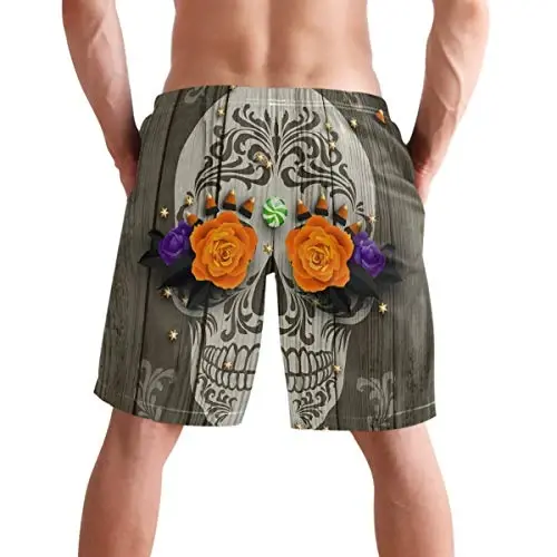 visesunny Men Swim Trunks Swimming Beach Surfing Board Shorts Swimwear Quick Dry Mesh Lining Bathing Suits with Pockets - 8