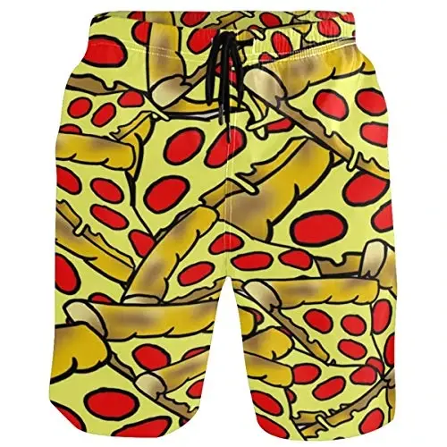 visesunny Men Swim Trunks Swimming Beach Surfing Board Shorts Swimwear Quick Dry Mesh Lining Bathing Suits with Pockets - 1