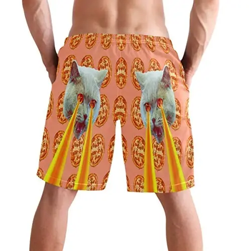 visesunny Men Swim Trunks Swimming Beach Surfing Board Shorts Swimwear Quick Dry Mesh Lining Bathing Suits with Pockets - 8