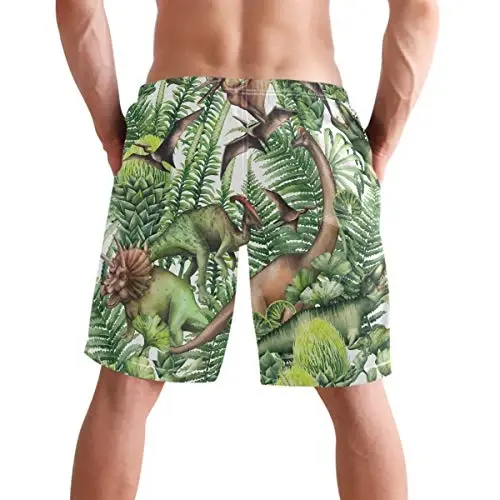 visesunny Men Swim Trunks Swimming Beach Surfing Board Shorts Swimwear Quick Dry Mesh Lining Bathing Suits with Pockets - 8