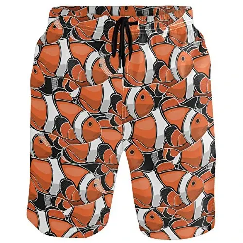 visesunny Men Swim Trunks Swimming Beach Surfing Board Shorts Swimwear Quick Dry Mesh Lining Bathing Suits with Pockets - VISESUNNY