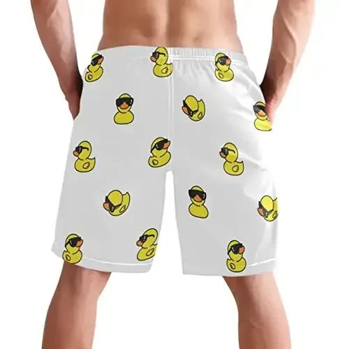 visesunny Men Swim Trunks Swimming Beach Surfing Board Shorts Swimwear Quick Dry Mesh Lining Bathing Suits with Pockets - 6