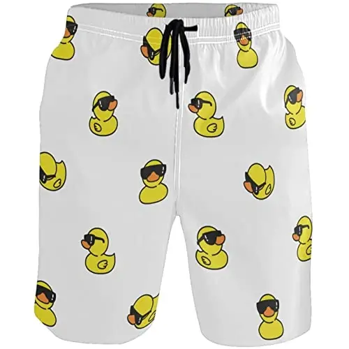 visesunny Men Swim Trunks Swimming Beach Surfing Board Shorts Swimwear Quick Dry Mesh Lining Bathing Suits with Pockets - VISESUNNY