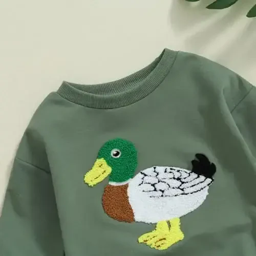 VISGOGO Newborn Infant Baby Boy Girls Oversized Romper Little Dude Sweater Onesie Coming Home Outfit Neutral Clothes - 4