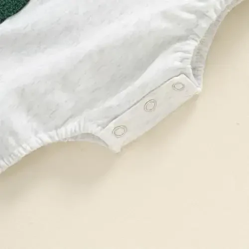 VISGOGO Newborn Infant Baby Boy Girls Oversized Romper Little Dude Sweater Onesie Coming Home Outfit Neutral Clothes - 7