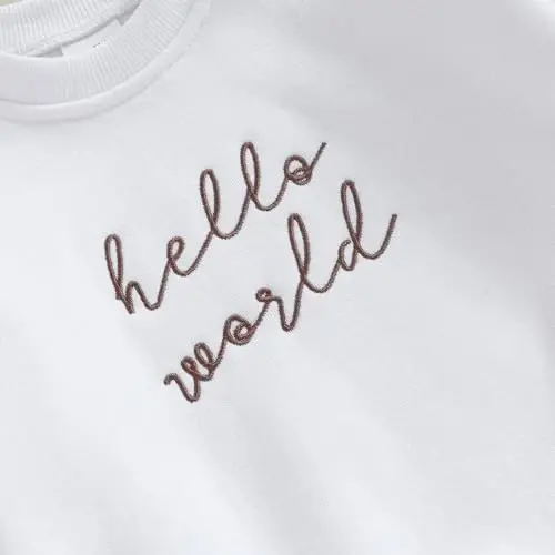 VISGOGO Newborn Infant Baby Boy Girls Oversized Romper Little Dude Sweater Onesie Coming Home Outfit Neutral Clothes - 7