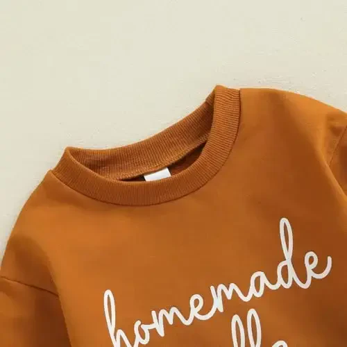 VISGOGO Newborn Infant Baby Boy Girls Oversized Romper Little Dude Sweater Onesie Coming Home Outfit Neutral Clothes - 5