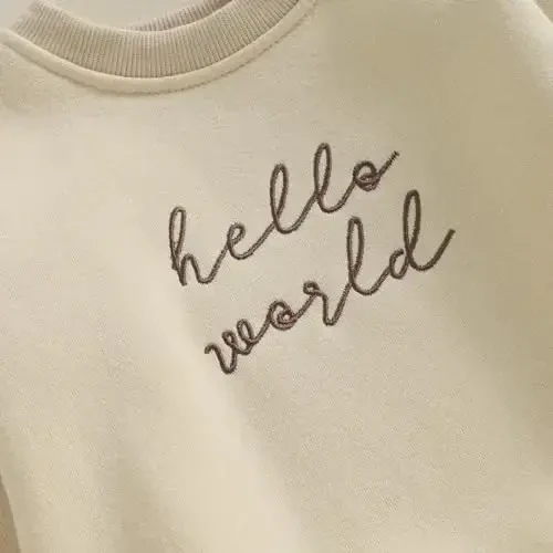 VISGOGO Newborn Infant Baby Boy Girls Oversized Romper Little Dude Sweater Onesie Coming Home Outfit Neutral Clothes - 5