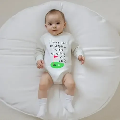 VISGOGO Newborn Infant Baby Boy Girls Oversized Romper Little Dude Sweater Onesie Coming Home Outfit Neutral Clothes - VISGOGO (1)