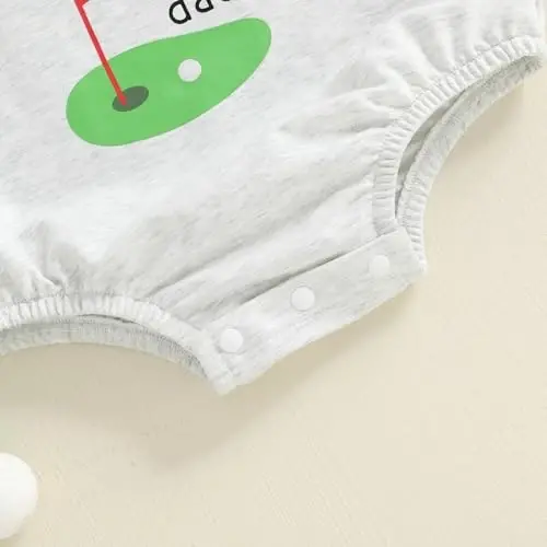 VISGOGO Newborn Infant Baby Boy Girls Oversized Romper Little Dude Sweater Onesie Coming Home Outfit Neutral Clothes - 7