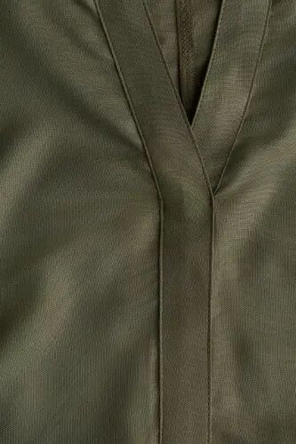Viskoz Tunik Elbise - Koyu haki - H&M (1)
