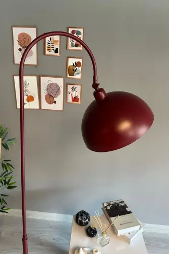 Vişne Çürüğü Metal Hareketli Başlık E27 Lambader-Vişne Çürüğü - 6