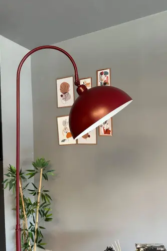 Vişne Çürüğü Metal Hareketli Başlık E27 Lambader-Vişne Çürüğü - 1