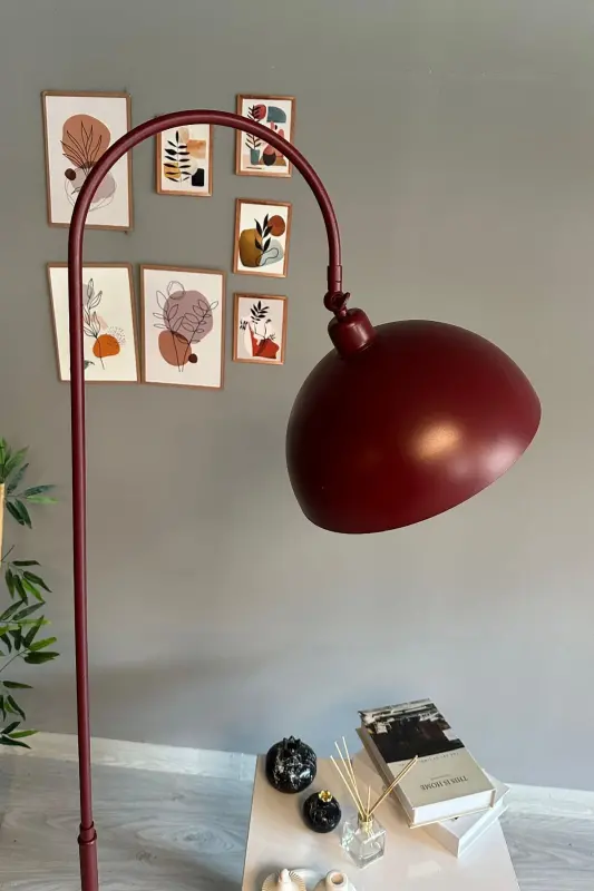 Vişne Çürüğü Metal Hareketli Başlık E27 Lambader-Vişne Çürüğü - 6