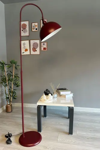 Vişne Çürüğü Metal Hareketli Başlık E27 Lambader - Vişne Çürüğü - 2