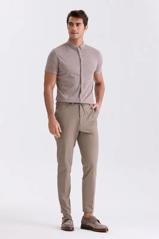 Vison Comfort Fit Elastic Waist Jogger Trousers - 2