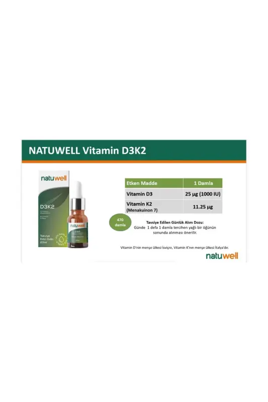 Vit D3k2 20 ml Tomchi 8683873980079 - NATUWELL