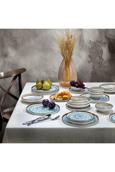 Vita Dinner Set 24 Pieces - Blue - 1